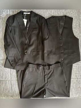 Women's 3 Pieces Suit Lady's 2 Buttons Business Casual Office Outfits Slim Fit